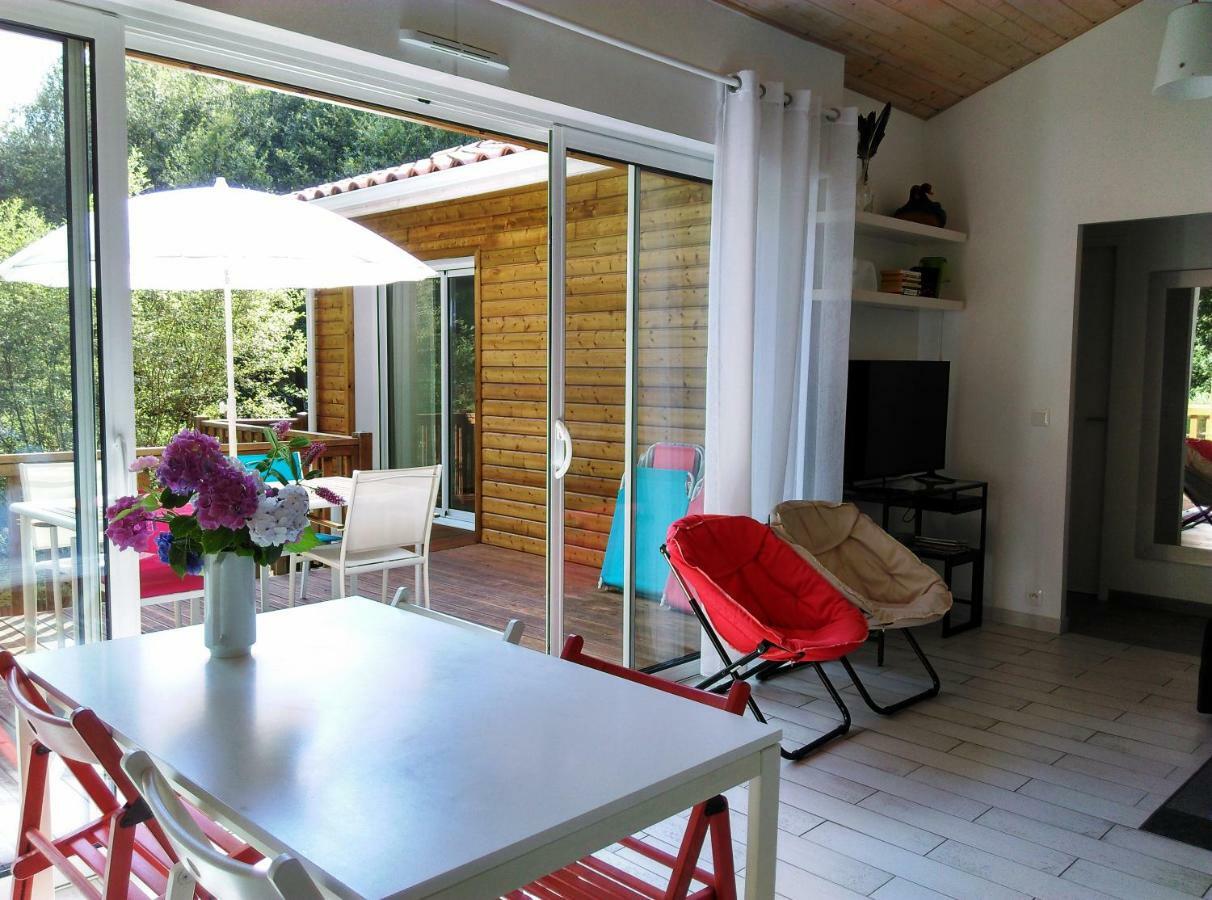 Chalet " Cote Lac " Castets Exteriör bild